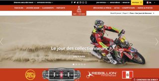 Homepage du Dakar 2019