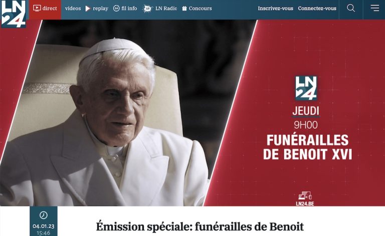 Interpretación del funeral de Benedicto XVI para LN24